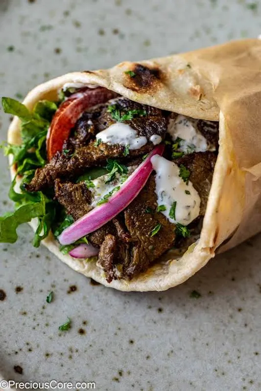 Beef Shawarma Wrap