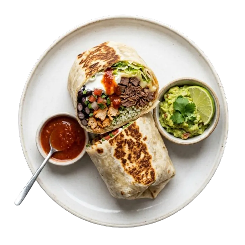 1. Meat Burrito