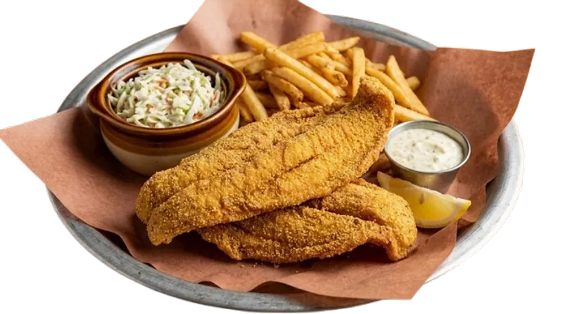 2 Piece Catfish & Side