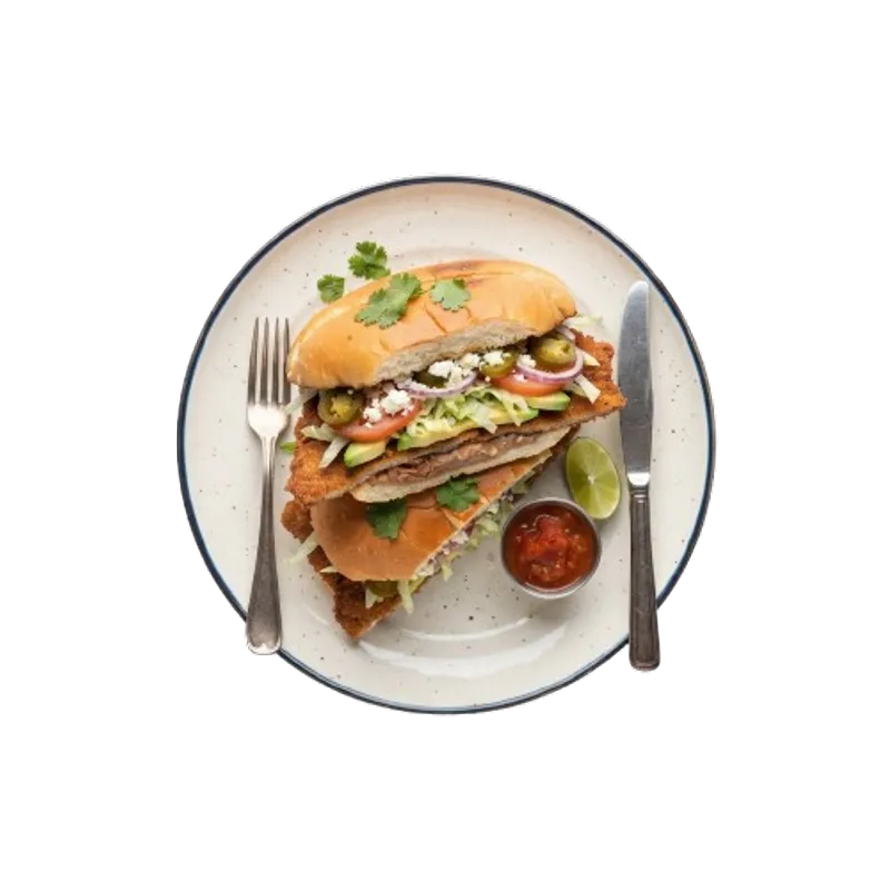Torta De Milanesa Beef