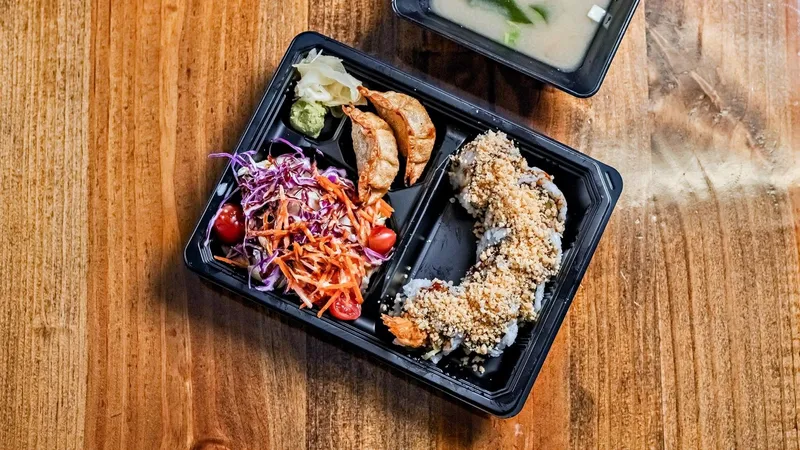 $12 Special- Crunch Shrimp Bento with Miso Soup
