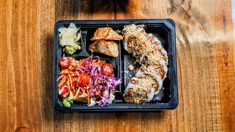 $12 Special- Crunch Crab Bento with Miso Soup