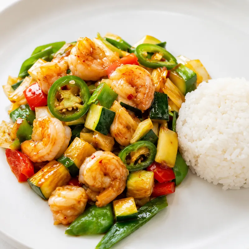 Thai Basil Shrimp
