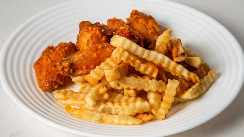 6 Pcs With Fries