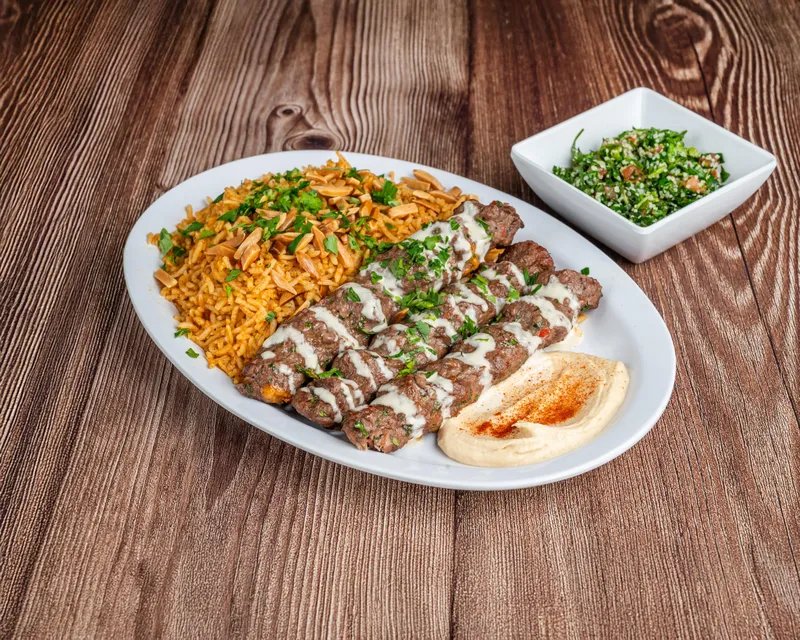 Beef Kebab Plate