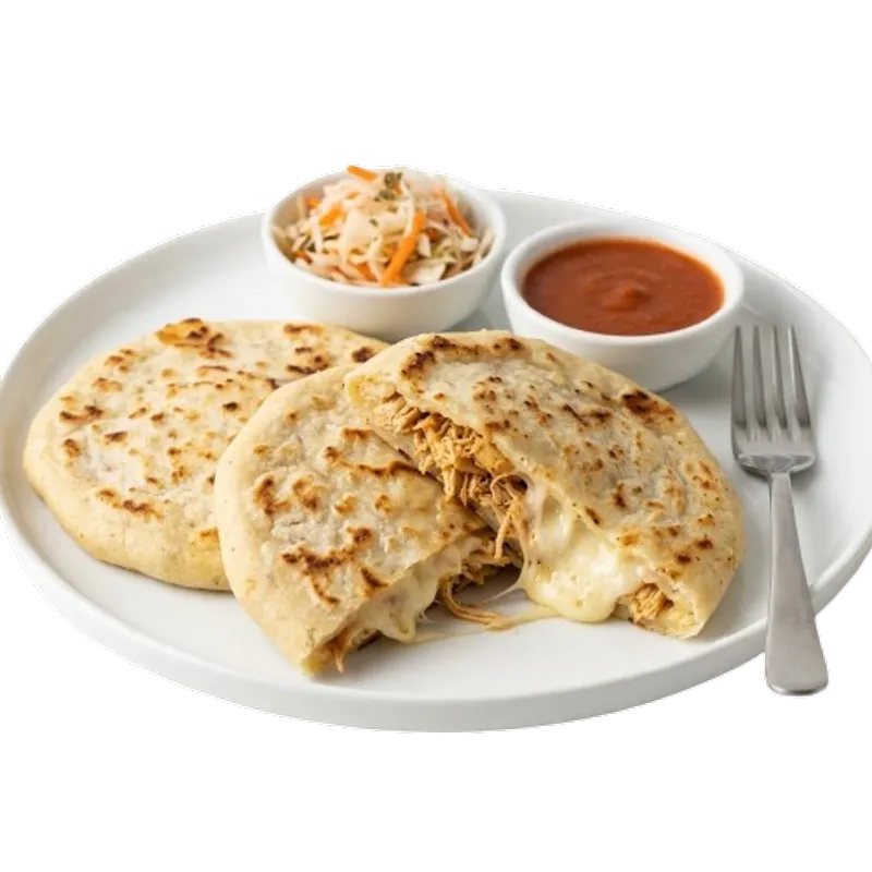 Pollo & Queso Pupusas