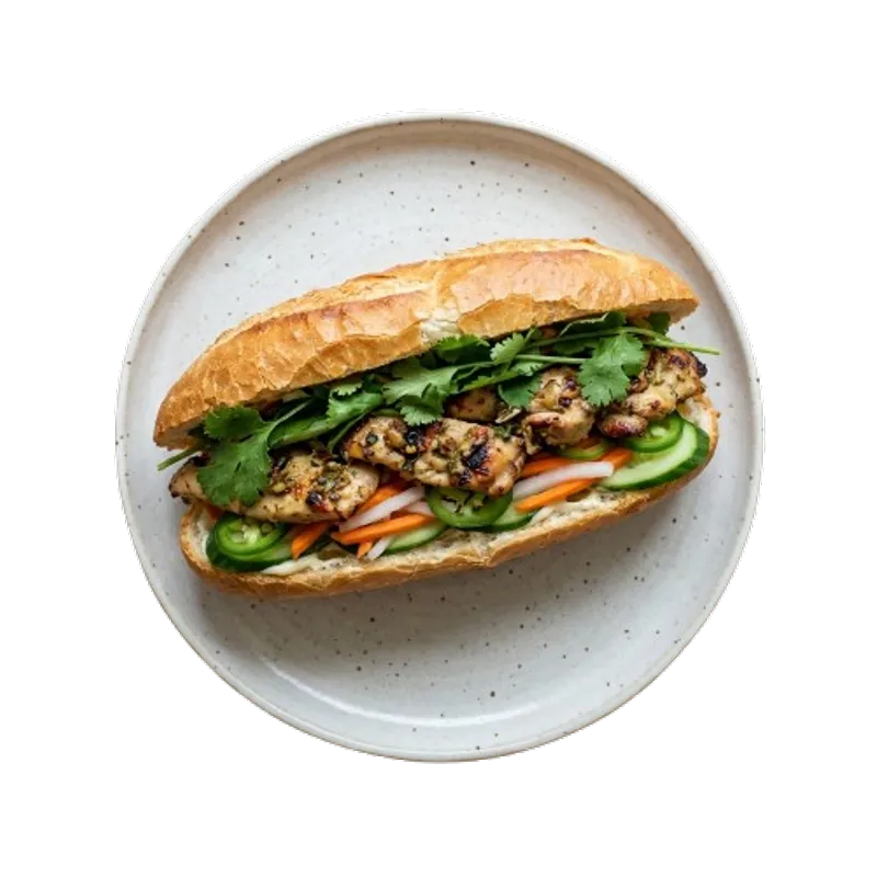 Lemongrass Chicken - Banh Mi