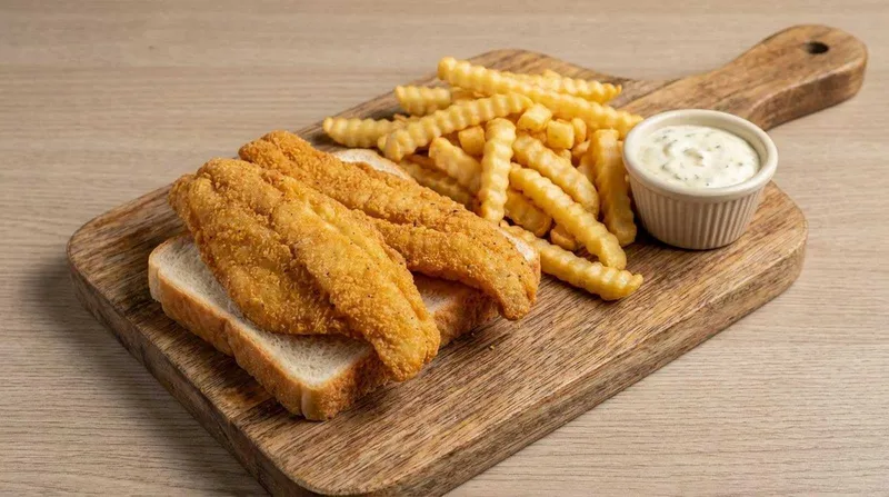 Fish Sandwich W Fries