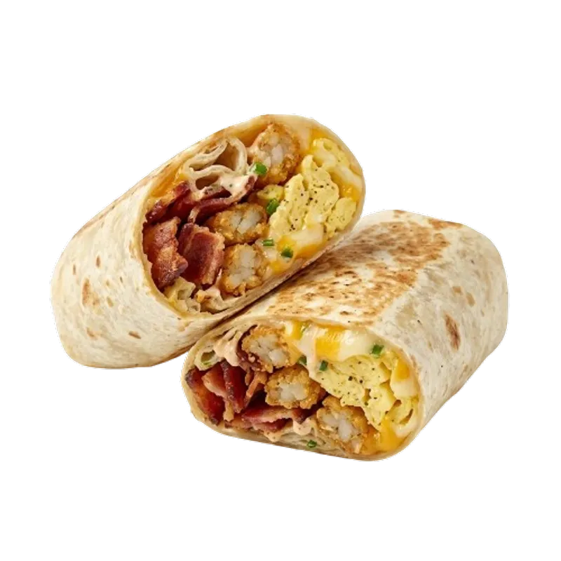 Bacon Hash Burrito