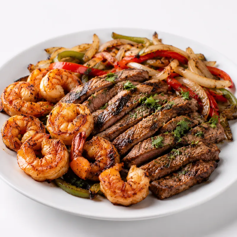 Asada Mixed With Shrimp