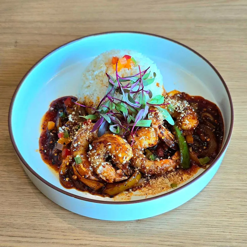 Spicy Korean Honey Shrimp