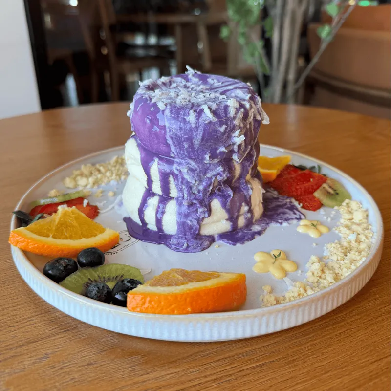 Ube Coconut Souffle