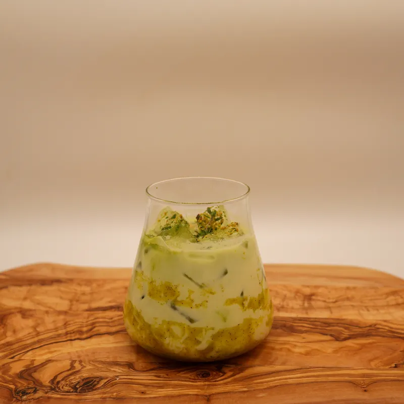 Pistachio Matcha Latte (Iced)