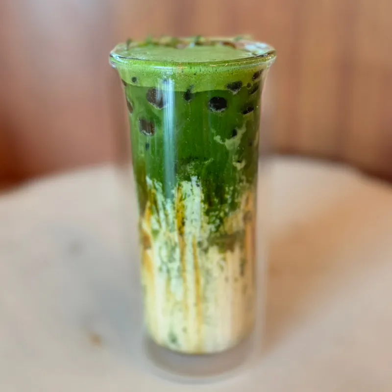 Matcha Agar Brown Sugar Latte