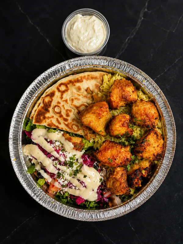 Chicken tikka plate