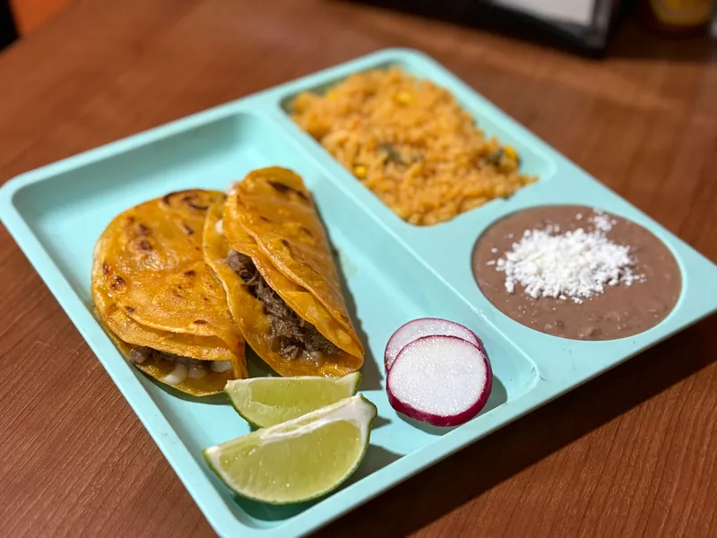 Kids mini birria tacos