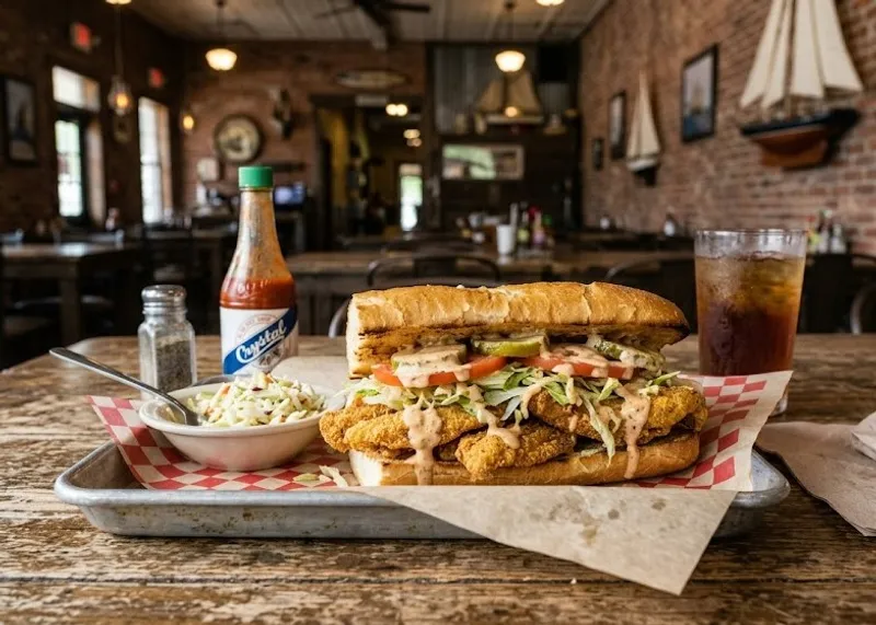 Bayou Fried Catfish Po'Boy