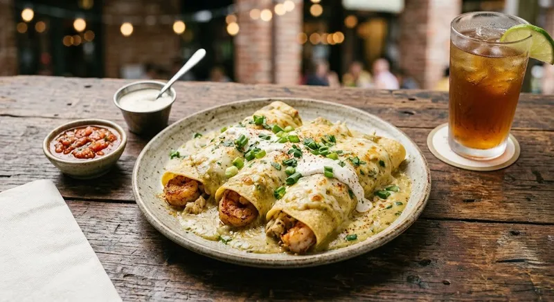 Seafood Enchiladas
