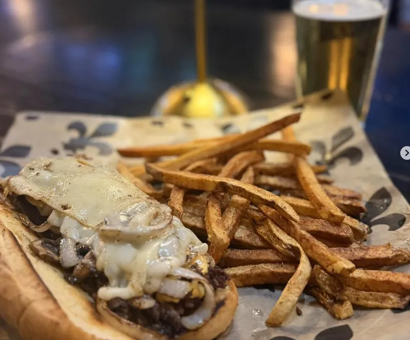 Texas Philly Cheese Steak Sandwich