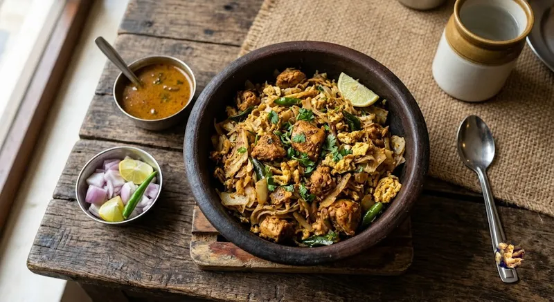 Chicken Kothu Parotta