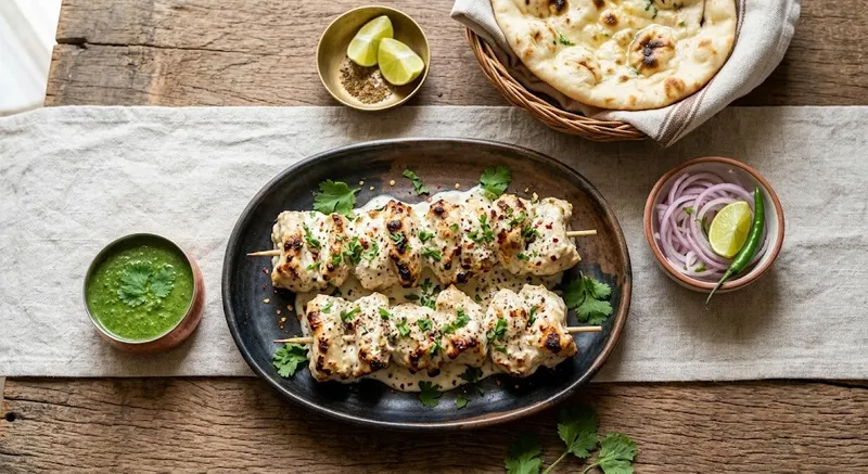 28. Chicken Malai Kabab (White Breast Meat)