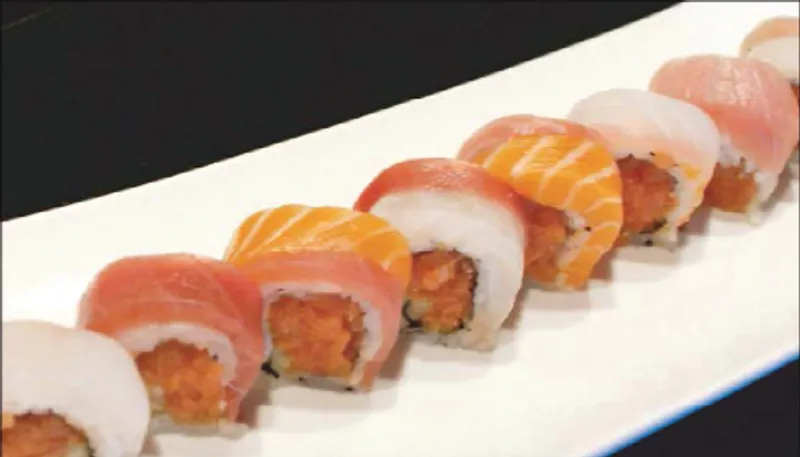 Spicy Rainbow Roll