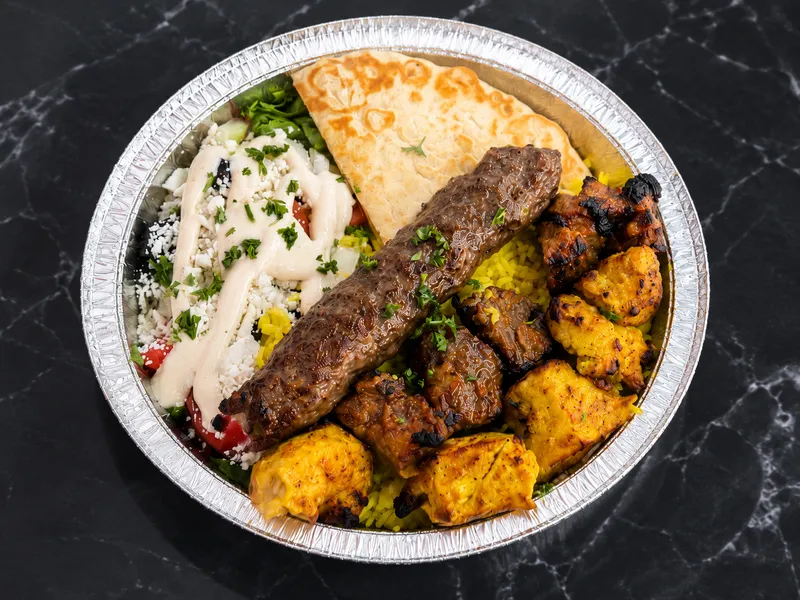 Mix grill plate