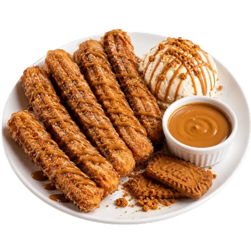 Biscoff Churro Plate