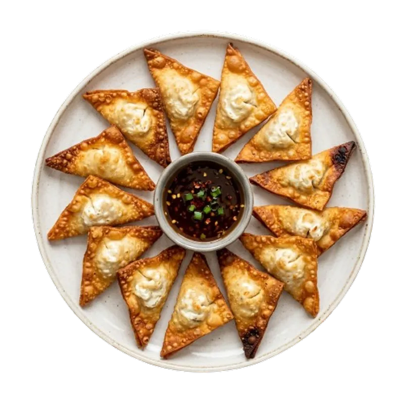 3. Cream Cheese Wontons (6)