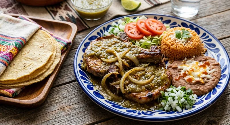 Chuletas De Puerco Encebolladas