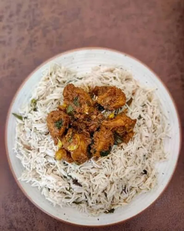 Bagara Rice nd Chicken Fry