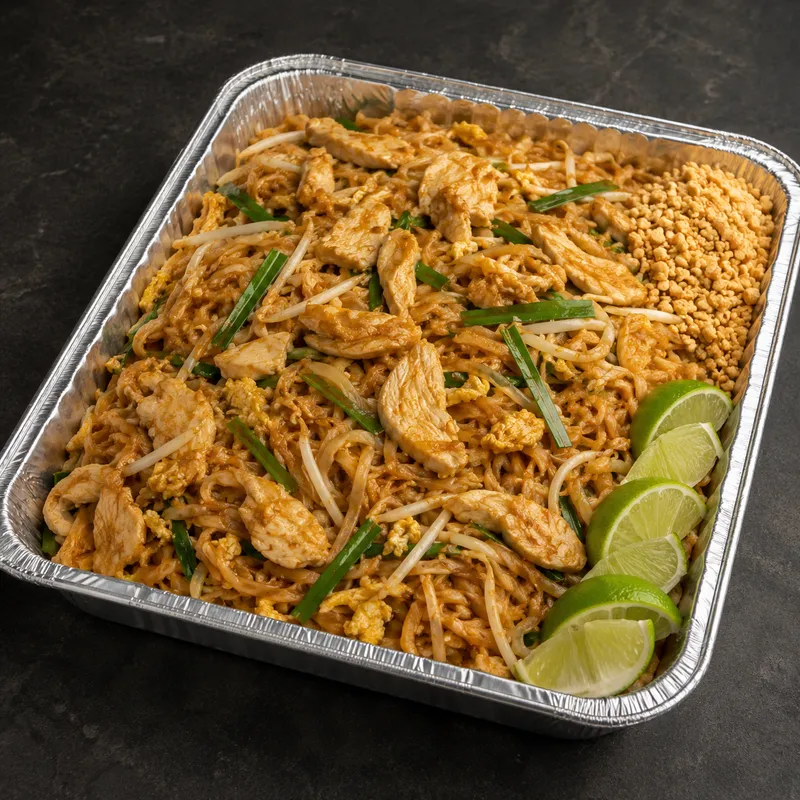 SMALL TRAY (5-6PPL) | PAD THAI CHICKEN
