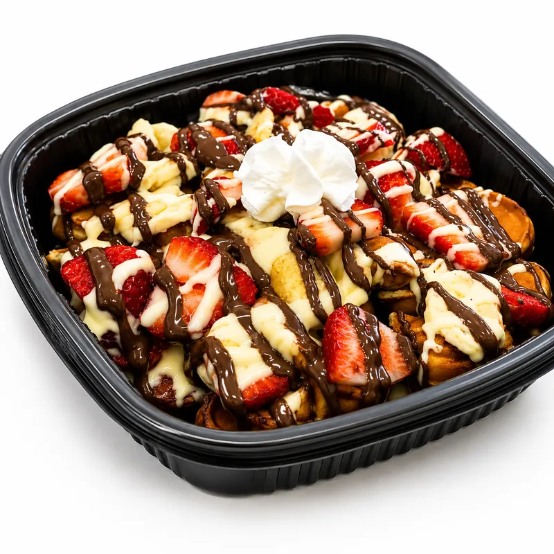 Fruit Bubble Waffle Bites
