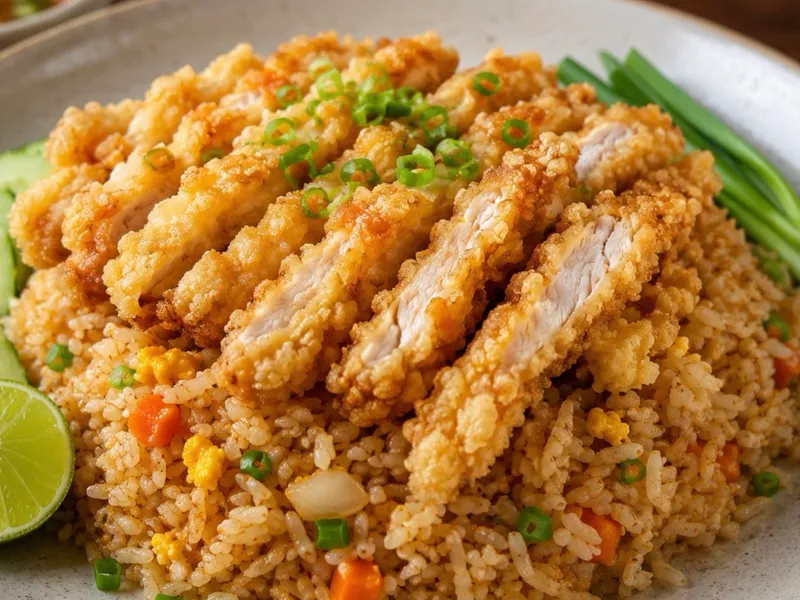 Crispy Chicken Fried Rice