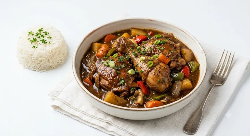 Brown Stewed Chicken