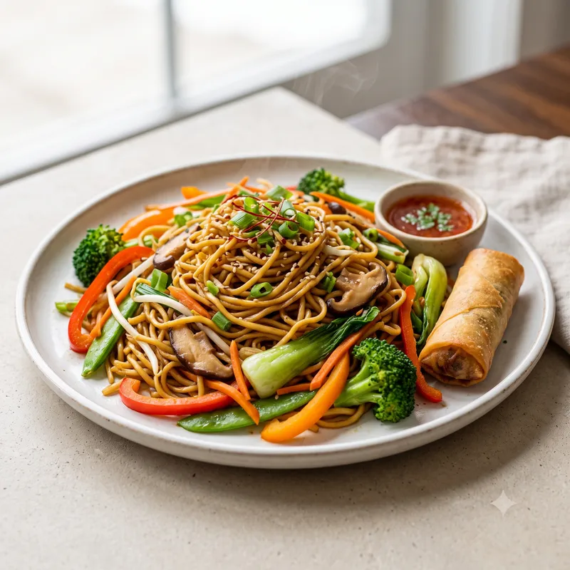 L49.Vegetable Chow Mein