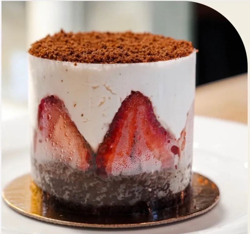 Vanilla Strawberry Mousse