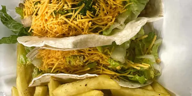 Cauliflower Tacos With Fries