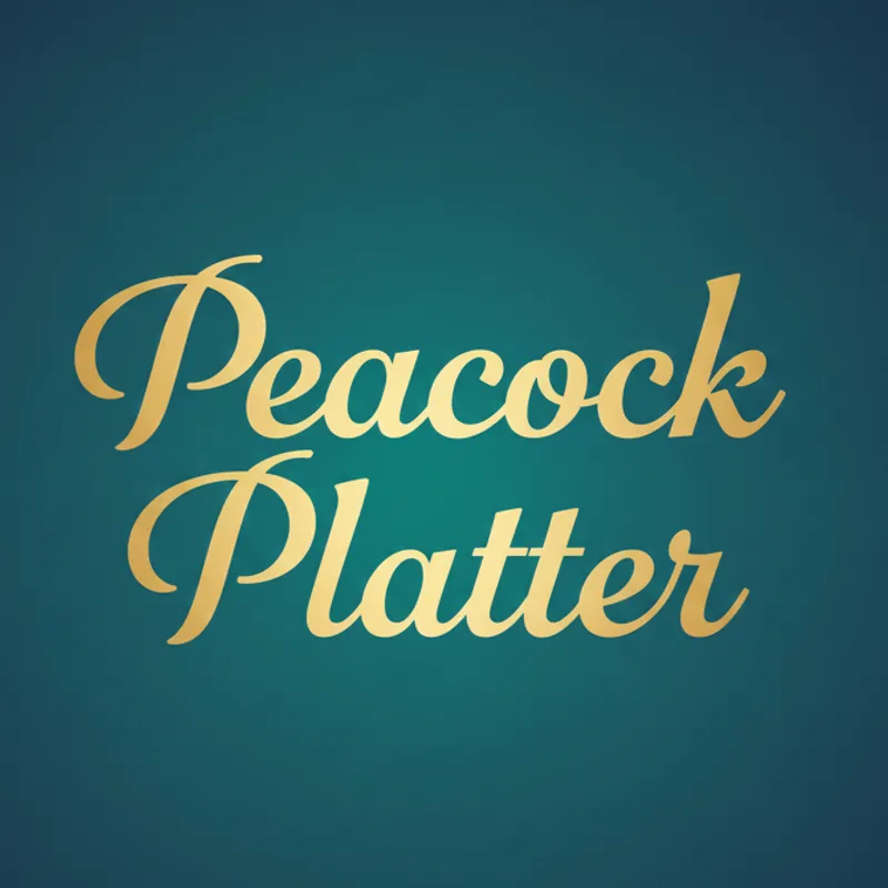 Peacock Platter - Demo