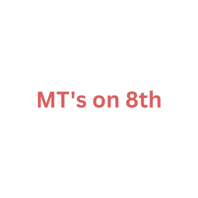 MT's on 8th - Demo