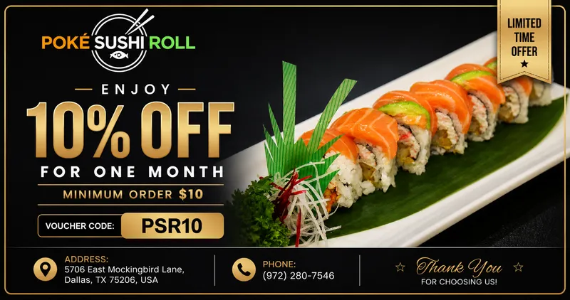 Poke Sushi Roll