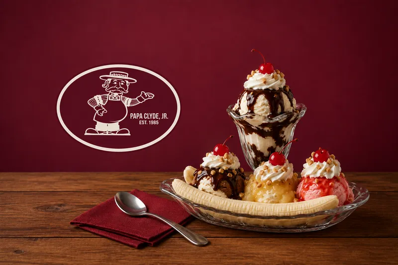 Papa Clyde’s Two Ice Cream