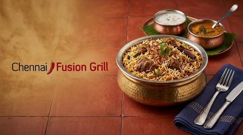 Chennai Fusion Grill (Authentic Flavors of Chennai, Hyderabad Biryani Street, Kerala, Bengal, North India, Indo Chinese)