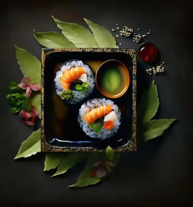 Our kitchen team preparing fresh dishes at Sushi Mocki