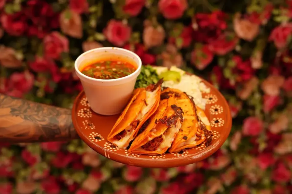 Our kitchen team preparing fresh dishes at Birreria y Taqueria Cortez - Demo