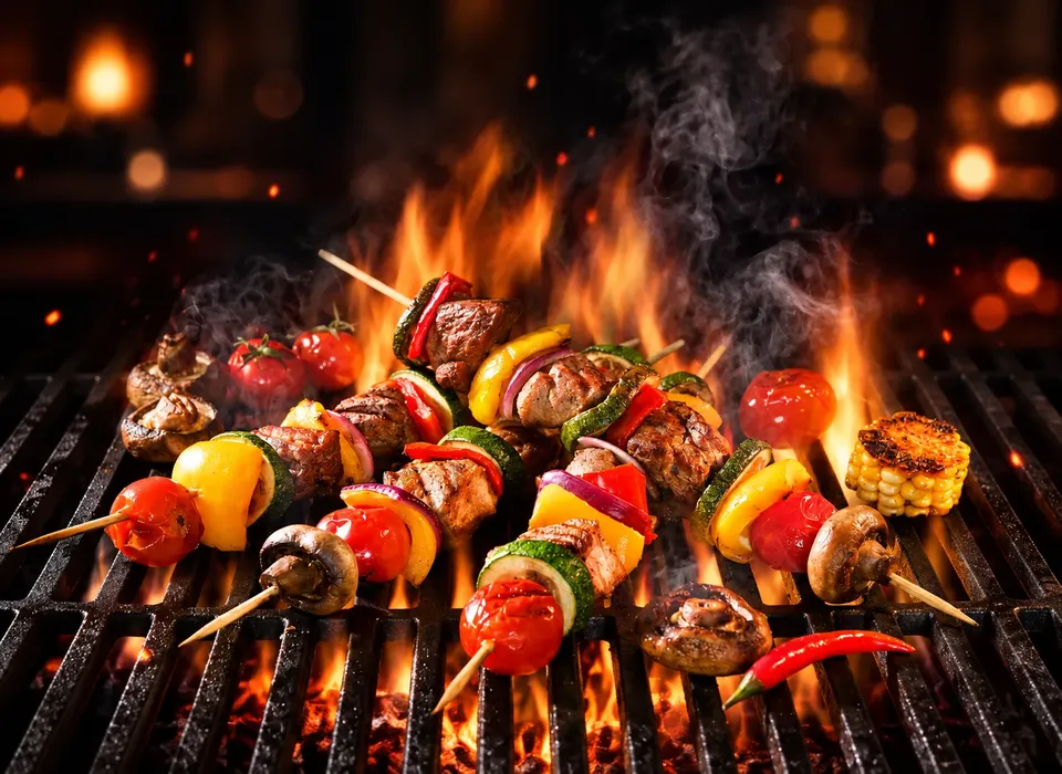 Our kitchen team preparing fresh dishes at Ehsan Burger