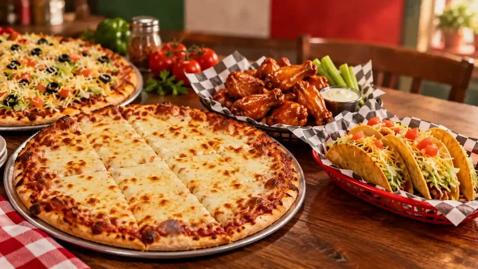 Our kitchen team preparing fresh dishes at Classic Pizza Man
