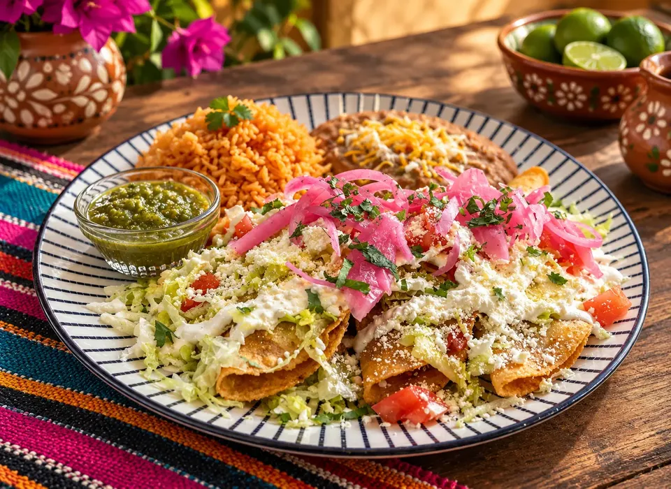 Our kitchen team preparing fresh dishes at Los Taco Chefs - Demo