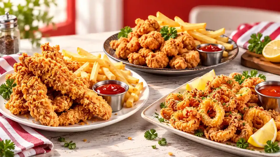 Our kitchen team preparing fresh dishes at JJ Fish & Chicken