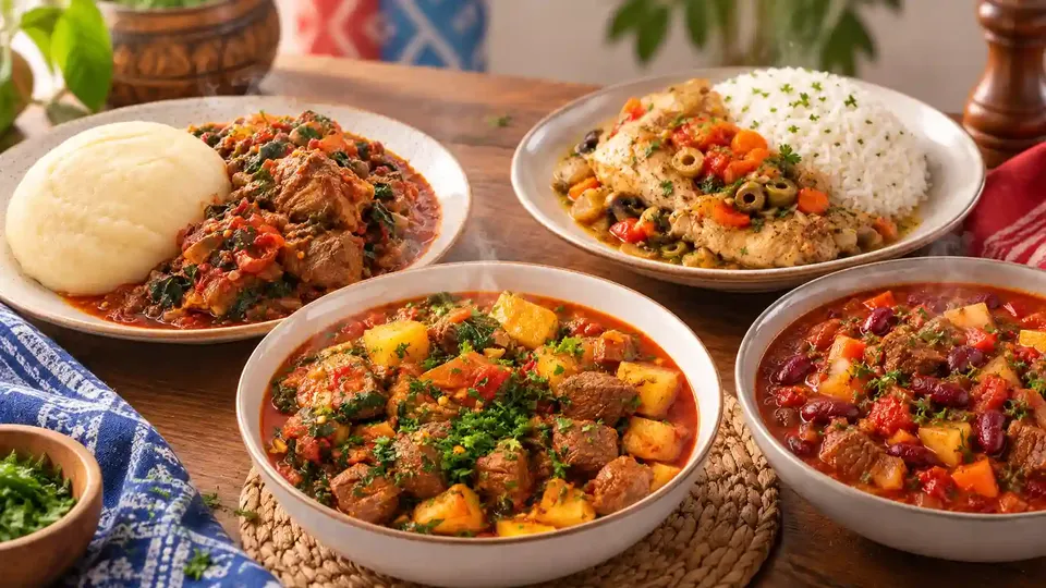 Our kitchen team preparing fresh dishes at Joyful African Foods
